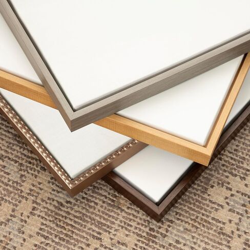 Kate and Laurel Sylvie Blank Framed Canvas Wall Art; 30x30 Black Beaded; Vintage Modern Empty Canvas for Paint-Your-Own Art; Ready to Paint Premium Canvas Already Framed in Saudi Arabia