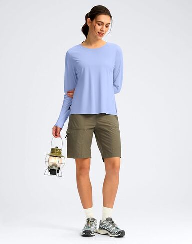 Usothfeel Women's Sun Shirts Upf 50+ Long Sleeve UV Protection Protection Tops Lightweight Dry SPF قميص في الهواء الطلق in Saudi Arabia