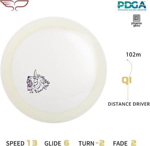 Yikun Disc Golf Discs Professional Maximum Distance Discs Golf Phoenix Line Disc Golf Driver 170-175g Fairway Golf Disc Perfect for Outdoor Games and Competition[Dics Shade Color May Vary] in Saudi Arabia