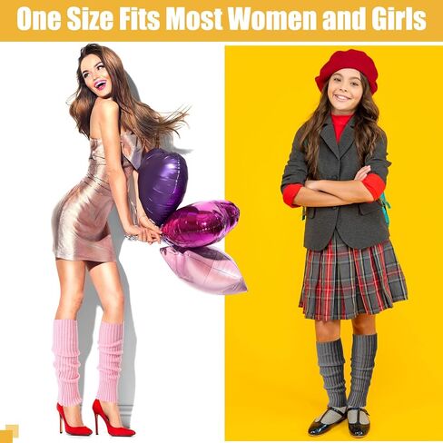 sintege 6 أزواج من كاواي الساق المتدفقة اليابانية على الطراز الياباني جوارب فضفاضة تدفئة الساق للفتيات نساء مدرسة لوليتا in Kuwait