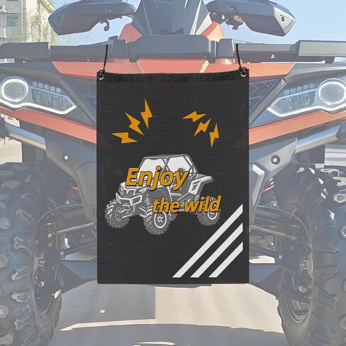 حقبة UTV ATV ATV Trash Bag شنقا أنماط تصميم خاصة على الطريق SXS ، RZR ، متوافقة مع Can-AM ، CFMOTO ، Teryx ، Kawasaki ، عربة الغولف ، علبة القوارب القطط القطبية القطب الشمالي ، إكسسوارات جنبًا إلى جنب in Kuwait