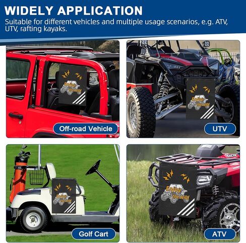 حقبة UTV ATV ATV Trash Bag شنقا أنماط تصميم خاصة على الطريق SXS ، RZR ، متوافقة مع Can-AM ، CFMOTO ، Teryx ، Kawasaki ، عربة الغولف ، علبة القوارب القطط القطبية القطب الشمالي ، إكسسوارات جنبًا إلى جنب in Kuwait