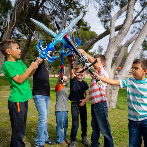 Formidable Toys - 32" Foam Swords for Kids - Mix & Match Designs - Pretend Play & Knight Toys - Fun Foam Weapons for Adults & Kids in Saudi Arabia