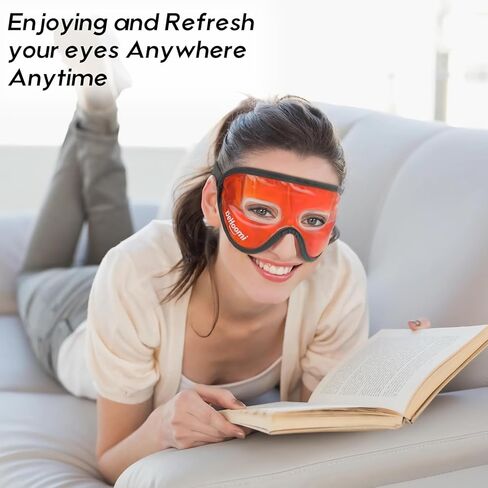 قناع العين التبريد ، قناع عين هلام مع ثقوب ، قناع جليدي قابل لإعادة الاستخدام ، حزمة جليد للعيون البارد ، راحة مريحة ، لا تجميد ، ضغط العين البارد للمنزل ، المكتب ، الاسترخاء ، المرطبات الصباحية ، الأرجواني in Kuwait