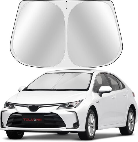 مخصص لتلائم الزجاج الأمامي الظل أشعة الشمس لـ Chevy Expenox 2018-2024 - التغطية الكاملة ، ونسيج عاكس 210T ، وتصميم طبقة مزدوجة - كتل الأشعة فوق البنفسجية ، وأشعة UV ، حافظ على سيارة باردة وسهلة التثبيت وتخزينها in Saudi Arabia