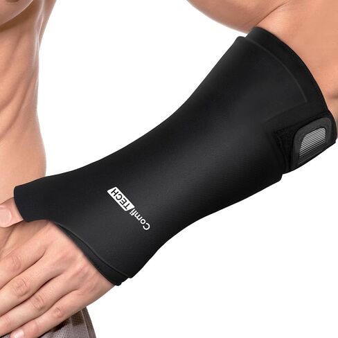 Comfitech Wrist Ice Pack Wrap for Hand, Thumb & Arm with Extended Coverage, Carpal Tunnel Cooling Sleeve for Better Putting On & Off, Cold Gloves Reusable, Large in Saudi Arabia