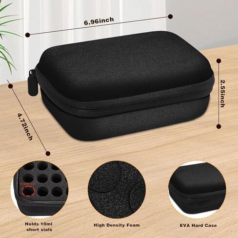 15-Slot Insulin Vials Fridge Holder, Insulin Bottle Storage Case with Mesh Bag to Organize 10ml Injection Vials and Diabetic Accessories, Great for Travel Protector in Saudi Arabia