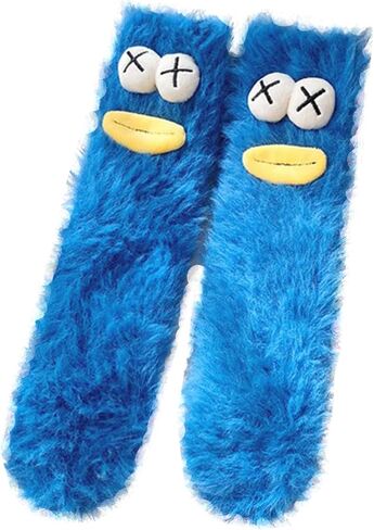 Crazy Funny Fuzzy Silly Socks for Kids Women,Girls Fluffy Slipper Novelty Fun Socks,Boy Men Cute Cozy Soft Animal Socks in Saudi Arabia