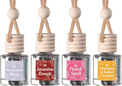 CE Craft Hanging Car Air Freshener – Fragrance Oil Diffuser with Essential Oils – Long-Lasting Aromatherapy Scents for Automobiles – 4 Pack, Masculine in Kuwait