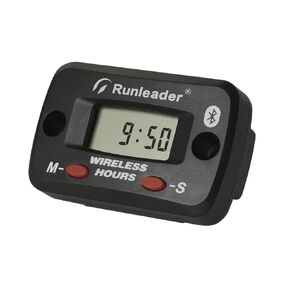 Runleader Digital Wireless Vibration Activated Hour Meter,Data Remote Bluetooth Manage,Maintenance Reminders,Battery Replaceable for Lawn Mower Tractor Generator Compressor Chainsaw Motorcycl (1)