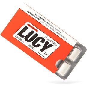 LUCY™ Nicotine Gum 2mg, 100 Count, Cinnamon - Canada NPN# 80120060 - NRT Stop Smoking Aid, Reduce Withdrawal Symptoms & Cravings