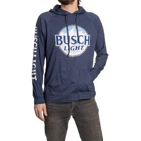 Calhoun Busch Light Light Men's Lightweight Cotton Jersey Summer Hoodie