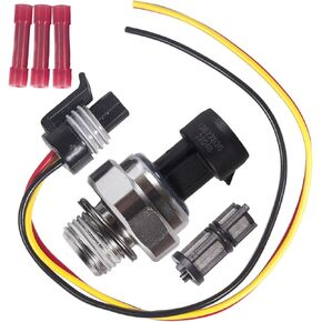 12677836 Engine Oil Pressure Sensor with Filter 917-143 Compatible with Chevrolet, Chevy, Silverado,Cadillac, GMC, Pontiac, Buick Rainier 926-040 D1846A 12616646 12573107, PS308 4.8L 5.3L 6.0L 6.2L