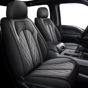 أغطية مقاعد Aomsazto Ford Ranger: مجموعة كاملة مخصصة 2019 2020 2021 2022 2023 2024 2025 فورد رينجر واقي مقعد جلدي مقاوم للماء (5 مقاعد ، خط أحمر)