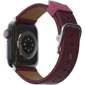 حزام ساعة OtterBox من جلد الصبار المتماثل 42/44/45 ملم Plum LUX (أرجواني)