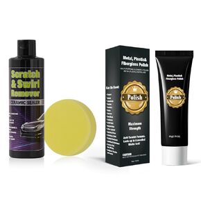 Polish removes Surface Imperfections Gently, While Restoration Cream Fills Microscopic pores for 3D-Level Correction.