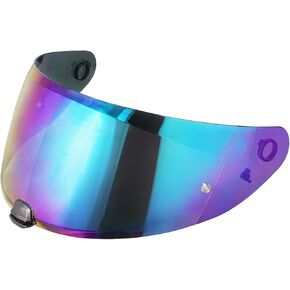Hj-31 Motorcycle Helmet Visor,Shield Replacement Visor for i10 /i70,Motorcycle Visors,Motorcycle Helmet Visor Accessories (Rainbow)