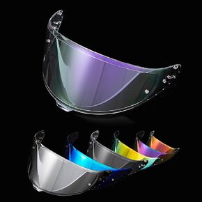 PSLER RF-1400 RF 1400 visor - CWR-F2R Face Shield Helmet Visor Motorcycle Helmet Shield Accessories Replacement for RF 1400 CWR-F2R NXR2 Z8,Transparent Purple