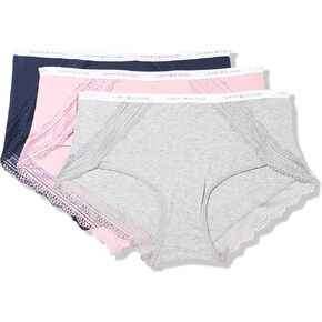 Tommy Hilfiger Women's Cotton Lace Hipster Underwear 3-Pack