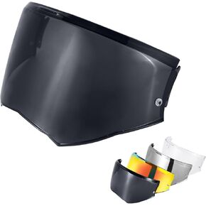 درع Fcoros Helment Visor Face Shield لـ Advant X Carbon Modular Helment Possor (Chrome Silver)