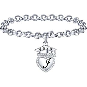 IEFWELL 2025 Graduation Gifts - Charm Bracelets for Women Inspirational Gifts Bracelets for Friends College High Graduation Gift for Her