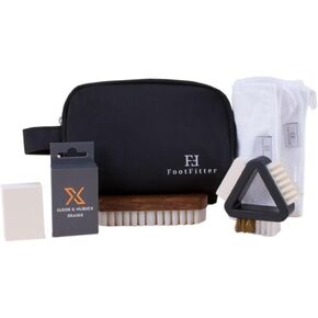 FootFitter Travel Clean & Restore Suede and Nubuck Dopp Bag Kit, Revitalizing Cleaning Care Set for Delicate Materials