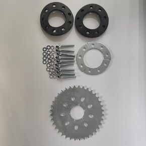 CDHPOWER SPROCKET و CLAMP ASSEMBLY 36 TEATH 6 & 9 HOLES SPROCKE