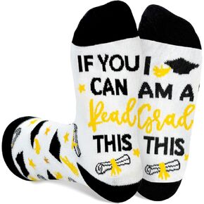 Graduation Crew Socks Graduation Gifts for Her and Him Class of 2025 Graduation Socks Gift