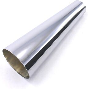 Patriot Exhaust H7328 Chrome Megaphone Exhaust Tip,Silver