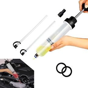 مضخة مستخرج سائل السيارات ، 70Z 200CC طقم مضخة الزيت اليدوي ، شفط الوقود اليدوي وحشو ، أداة تغيير زيت السيارة العالمية للسيارات (شفافة)