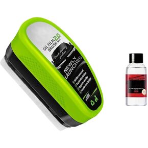 Automotive Oil Film Cleaning Brush,Reusable Oil Film Cleaning Brush,Glass Cleaning Board,Oil Film Cleaning Brush，Car Glass Oil Film Cleaner for Windshield Improves Clarity