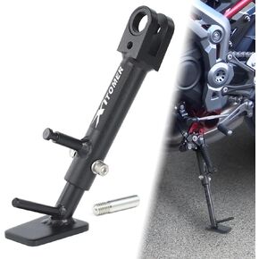 Xitomer 0-3 '' Adjustable Side Stand Fit for Z900 / ABS 2017 2018-2024/ Z900 SE 2023-2024/ Z800 2016-2018 Motorcycle Adjustable Kickstand Foot Side Support