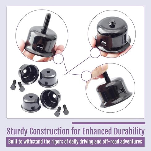 52087635 TJ Front Rear Bump Stop Cups Replacement for Jeep Wrangler TJ 1997-2006, Jounce Bumper Brackets Only for Grand Cherokee ZJ Front 1993-1998 Replace 2.9101G 52087636AC (4 Pack) in Saudi Arabia