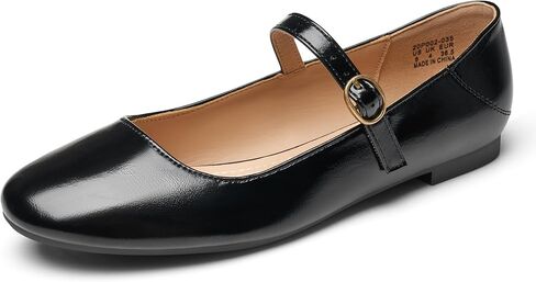 Rekayla Flats for Women Mary Jane Shoes Women Round Toe Ballet Flats with Buckle Strap Comfortable Dress Shoes for Work Casual Daily Wear in Saudi Arabia