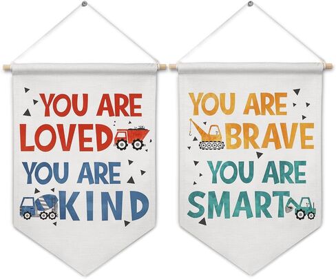 لافتات Artisaeura Inspirational Wall Canvas ، تأكيد النقل معلقًا ، عروض راية العروض ، ونقلت إيجابية تحفيزية للديكورات للأطفال in Kuwait