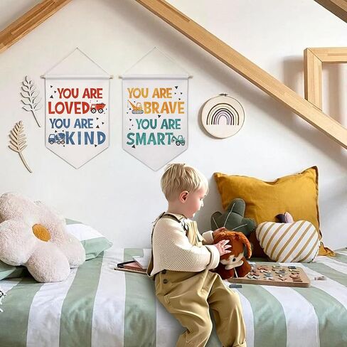 لافتات Artisaeura Inspirational Wall Canvas ، تأكيد النقل معلقًا ، عروض راية العروض ، ونقلت إيجابية تحفيزية للديكورات للأطفال in Kuwait