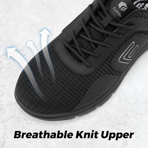 FitVille Exitra Wide Steel Toe Shoes for Men Puncture Proof Composite Toe Safety Work Shoes with Arch Support in Saudi Arabia