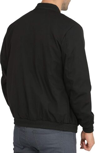 WULFUL Mens Casual Lightweight Jacket Softshell Flight Bomber Jacket Varsity Windbreaker in Saudi Arabia