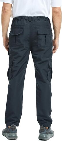 EDITCOZY Men's Cargo Pants, Tactical Pants, Water Resistant Work Pants, Lightweight Outdoor Hiking Pants, 8 Pockets in Saudi Arabia