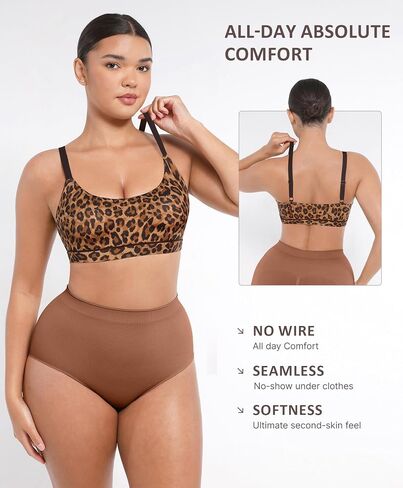 FeelinGirl Seamless Bras Wireless Bralettes for Women, No Wire Unlined Comfort Buttery Soft for Sleep Everyday Bras in Saudi Arabia