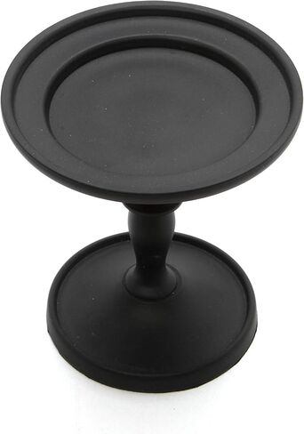 Hosley® Iron Pillar Candle Holder Table Centrepiece Perfect for Home Decor, Wedding, Parties, Living Room Gold, 5 Inch High Gold in Kuwait