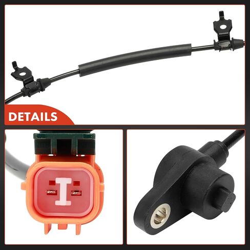 A-Premium ABS Wheel Speed Sensor Compatible with Honda & Acura Models - Pilot 2003-2008, MDX 2001-2006 - Rear Driver and Passenger Side, 2-PC Set, Replace# 57470S3VA52, 57475S3VA52 in Saudi Arabia