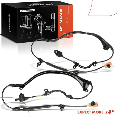 A-Premium ABS Wheel Speed Sensor Compatible with Honda & Acura Models - Pilot 2003-2008, MDX 2001-2006 - Rear Driver and Passenger Side, 2-PC Set, Replace# 57470S3VA52, 57475S3VA52 in Saudi Arabia