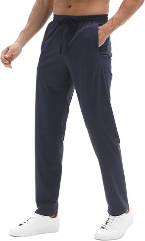 Men's Sweatpants, TriProof Stretch Track Pants Men with Zipper Pocket Drawstring Joggers for Men Lightweight Pants in Saudi Arabia