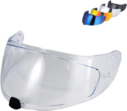 C70 Helmet Shield Replacement, C70 Visor Shield Compatible with C70/ HJ20M/ FG-17/ FG-ST/IS-17 Visor Accessories (Black) in Saudi Arabia