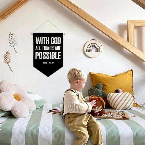 ArtisaEura Inspirational Wall Canvas Banners, In Case No One Told You Today Motivational Hanging Display Pennant Banner Flags, Positive Quotes Wall Decor for Home Bedroom Office Classroom in Saudi Arabia