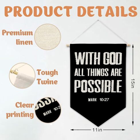 ArtisaEura Inspirational Wall Canvas Banners, In Case No One Told You Today Motivational Hanging Display Pennant Banner Flags, Positive Quotes Wall Decor for Home Bedroom Office Classroom in Saudi Arabia
