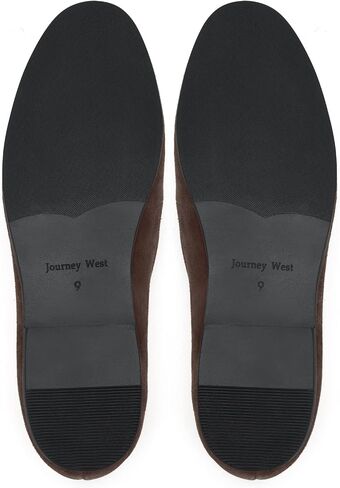 Journey West Men's Vintage Loafers for Men Belgian Loafers Slip-on Loafer Penny Loafer Casual Loafers in Saudi Arabia