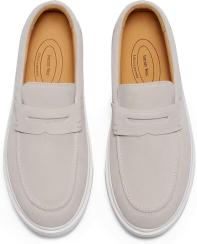 Journey West Men's Vintage Loafers for Men Belgian Loafers Slip-on Loafer Penny Loafer Casual Loafers in Saudi Arabia