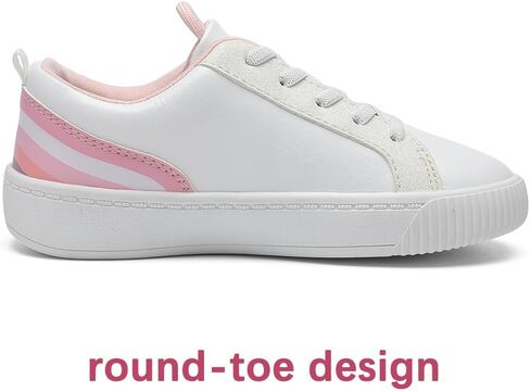 HOMEHOT Girls Sneaker Slip on Shoes for Girls White (Toddler/Little Kid/Big Kid) in Saudi Arabia